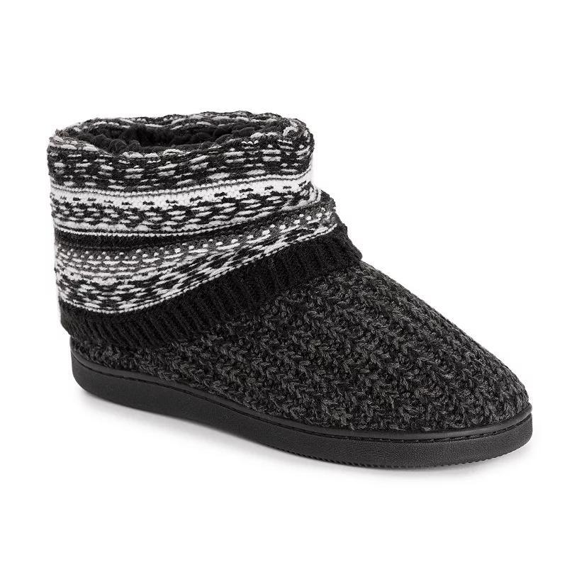 Muk Luks Womens Rochelle Slippers - Black Product Image