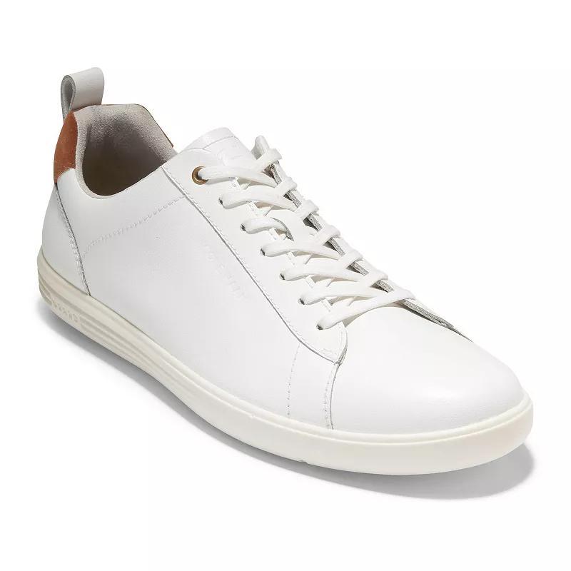 Cole Haan Grand+ Crosscourt Mens Leather Sneakers Product Image