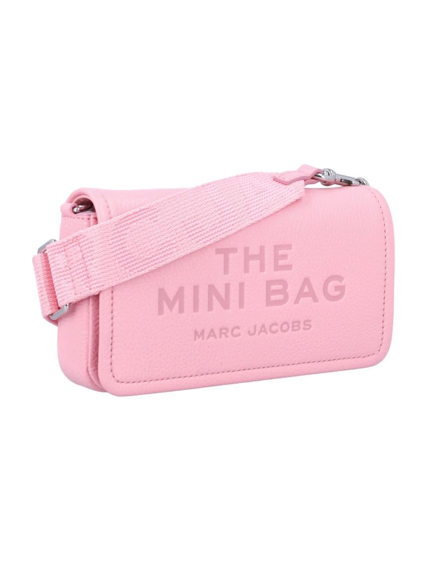 MARC JACOBS The Leather Mini Bag In Pink Product Image