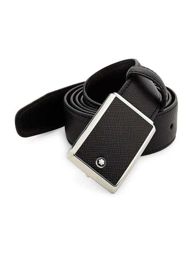 Mens Slim Cut-to-Size Leather Belt Product Image