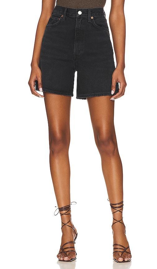 AGOLDE Stella Short Black. Size 27 (also in 23, 24, 25, 26, 29, 30, 31). Product Image