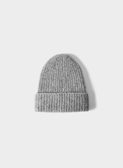 merino wool rib tall cuffed beanie Product Image