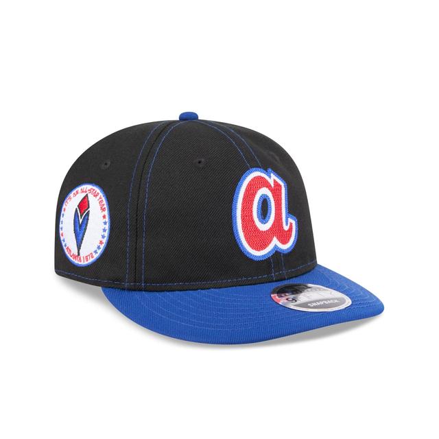 Atlanta Braves Thunder Crown Retro Crown 9FIFTY Snapback Hat Male Product Image