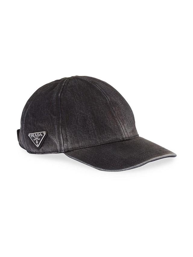 Womens Denim Baseball Cap Product Image