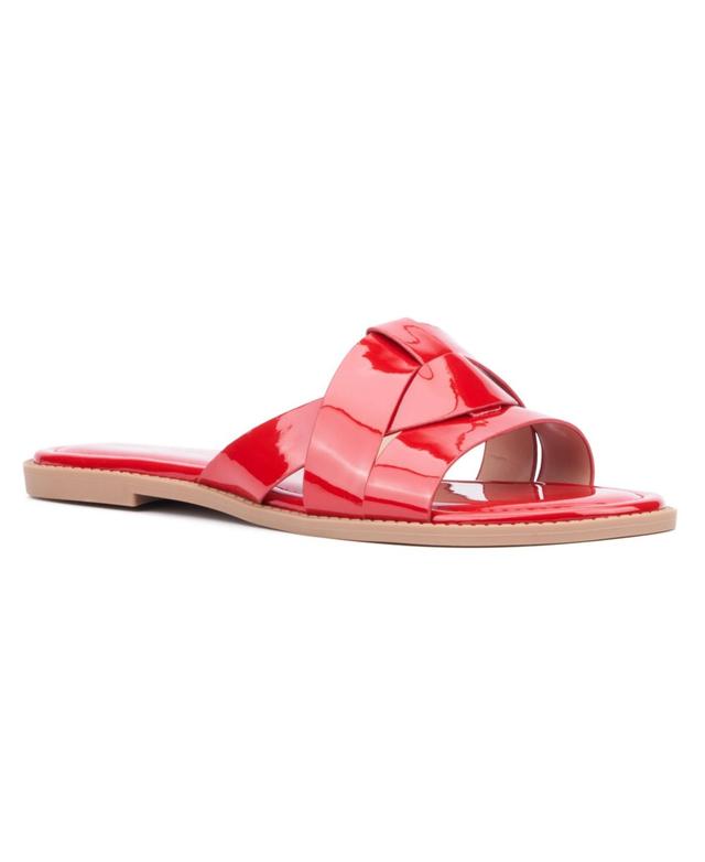 Womens Tiana Wide Width Flats Sandal Product Image