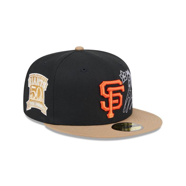 San Francisco Giants Western Khaki 59FIFTY Fitted Hat Male Product Image