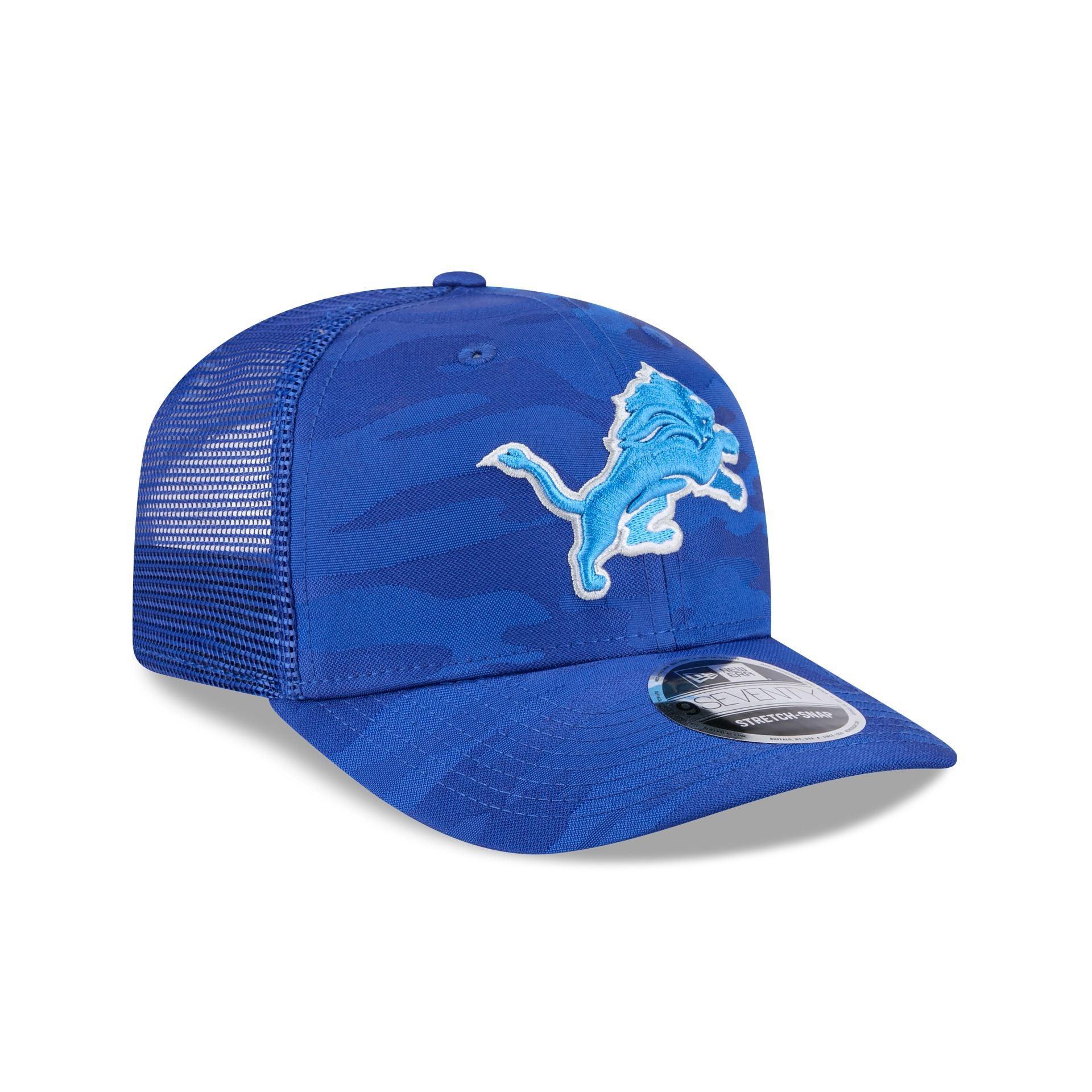 Detroit Lions Camo 9SEVENTY Trucker Stretch-Snap Hat Male Product Image