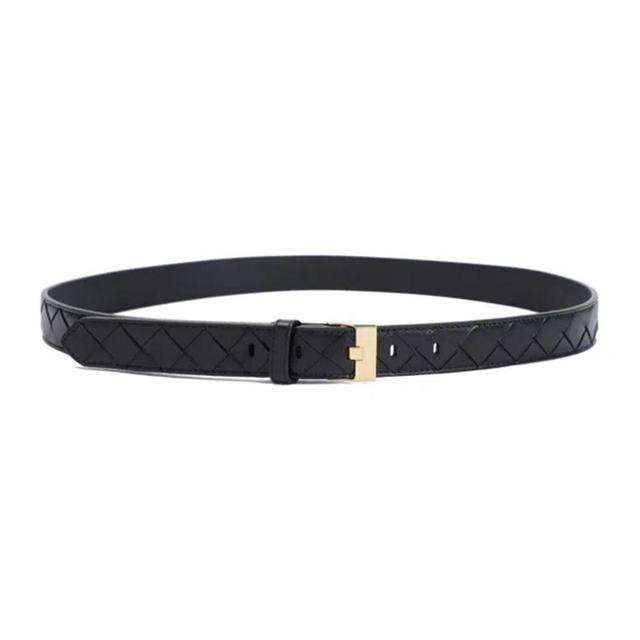 Watch Intrecciato Belt In Black Product Image