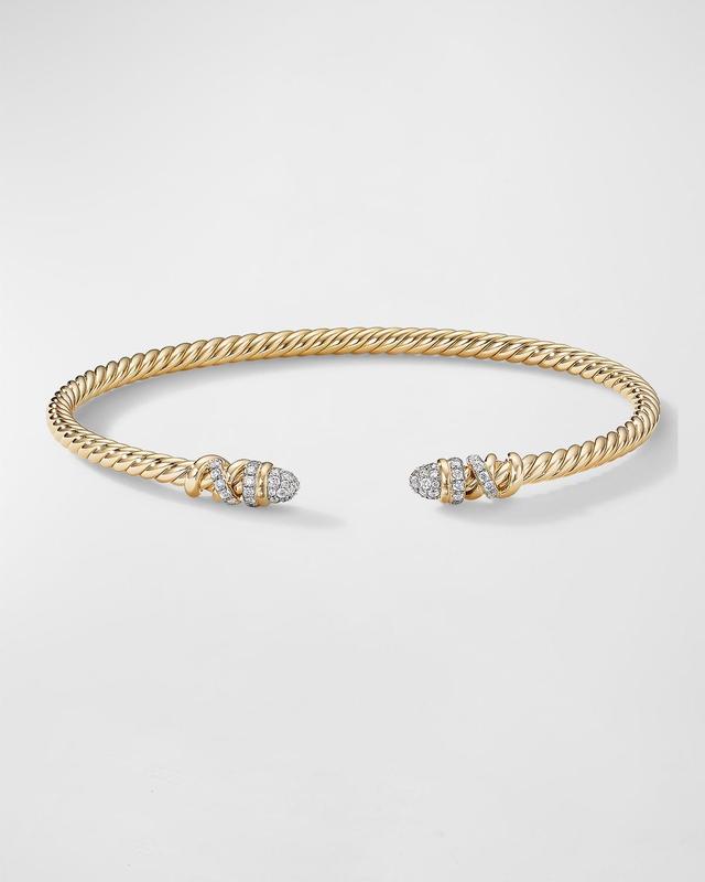 Petite Helena Bracelet with Diamonds in 18K Gold, 3mm Product Image