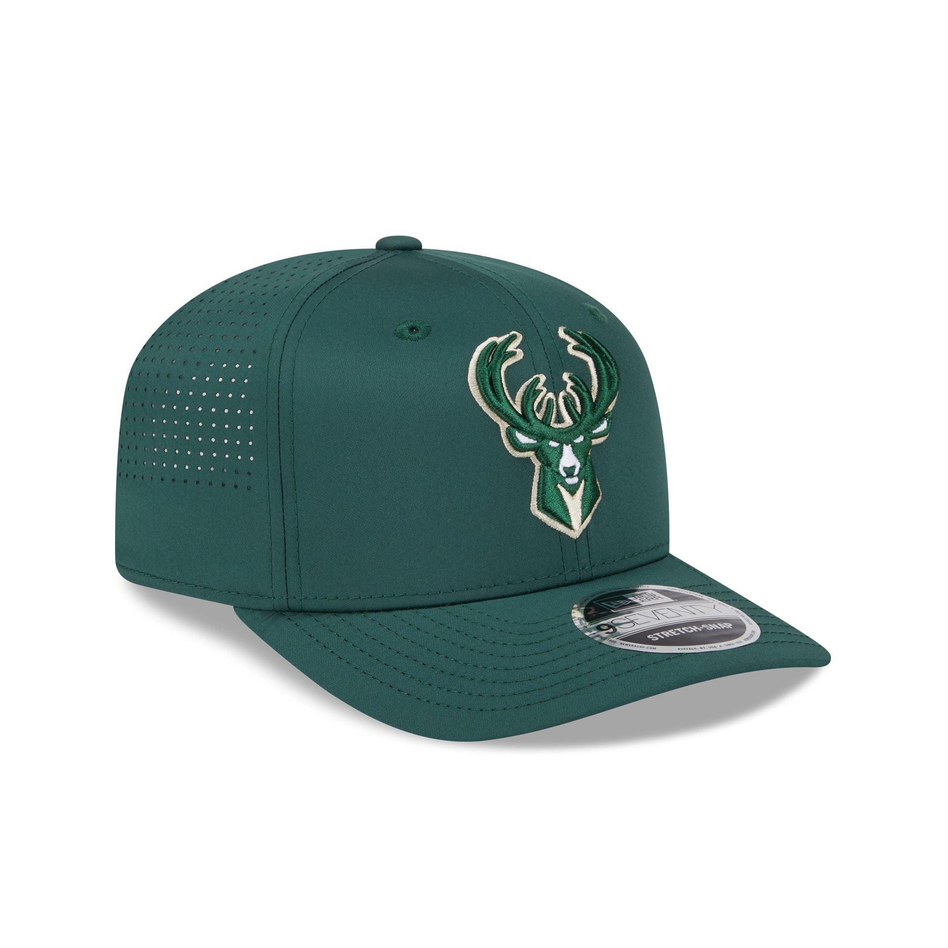 Milwaukee Bucks Perform 9SEVENTY Stretch-Snap Hat Male Product Image