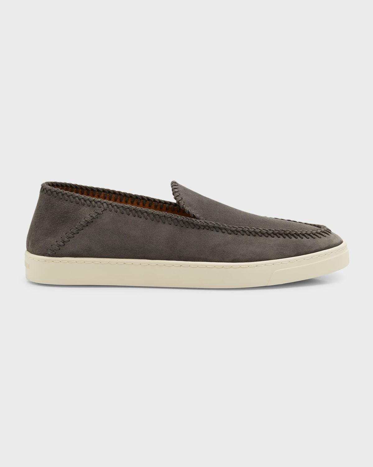 Men's Suede Slip-On Sneakers Product Image