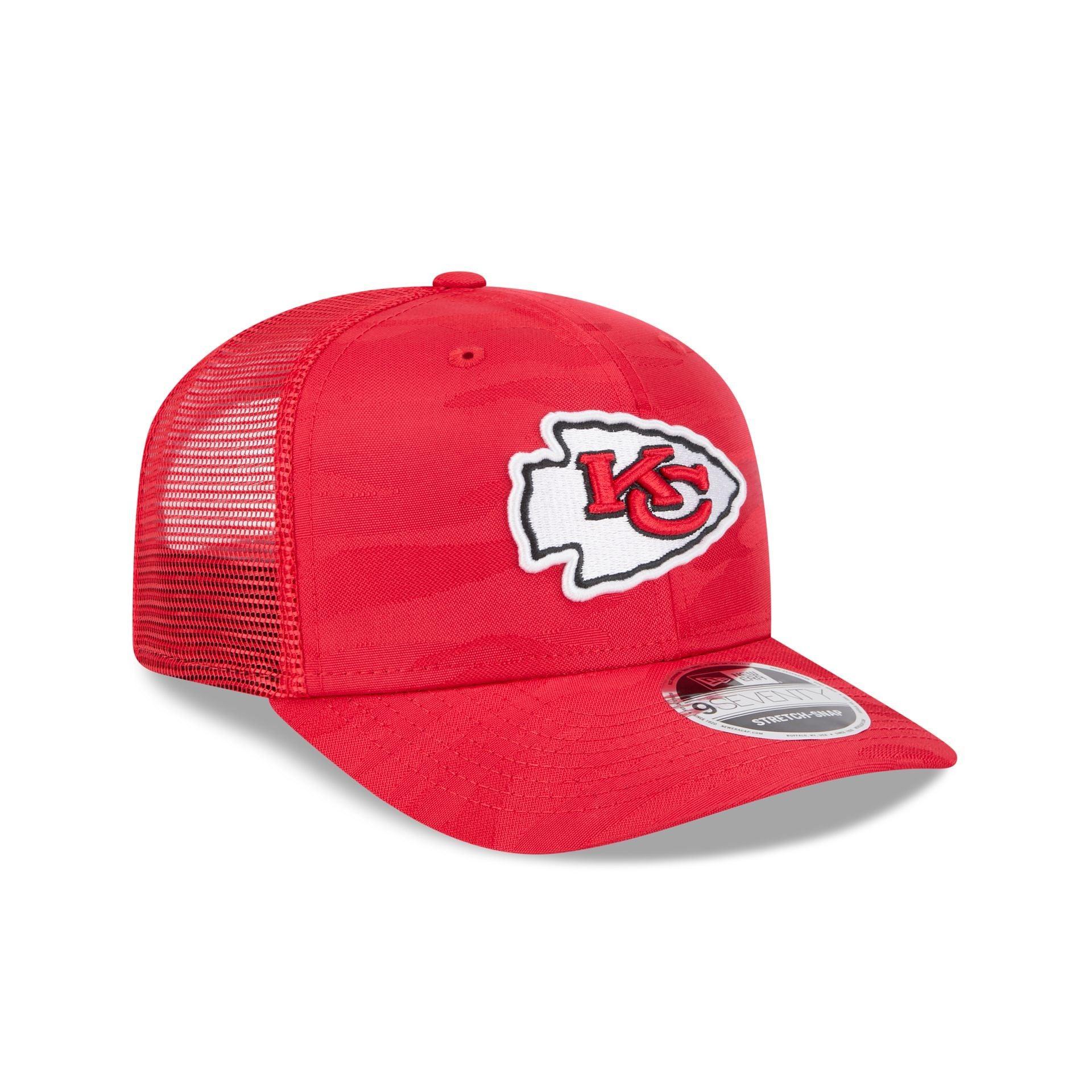 Kansas City Chiefs Camo 9SEVENTY Trucker Stretch-Snap Hat Male Product Image