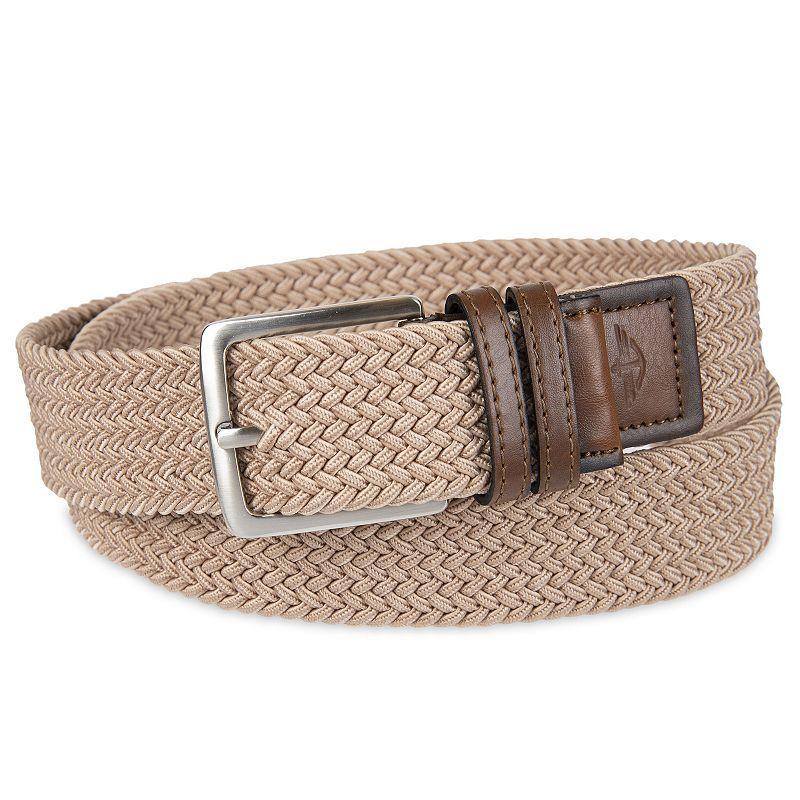 Mens Dockers Comfort Stretch Braid Casual Belt Green Product Image