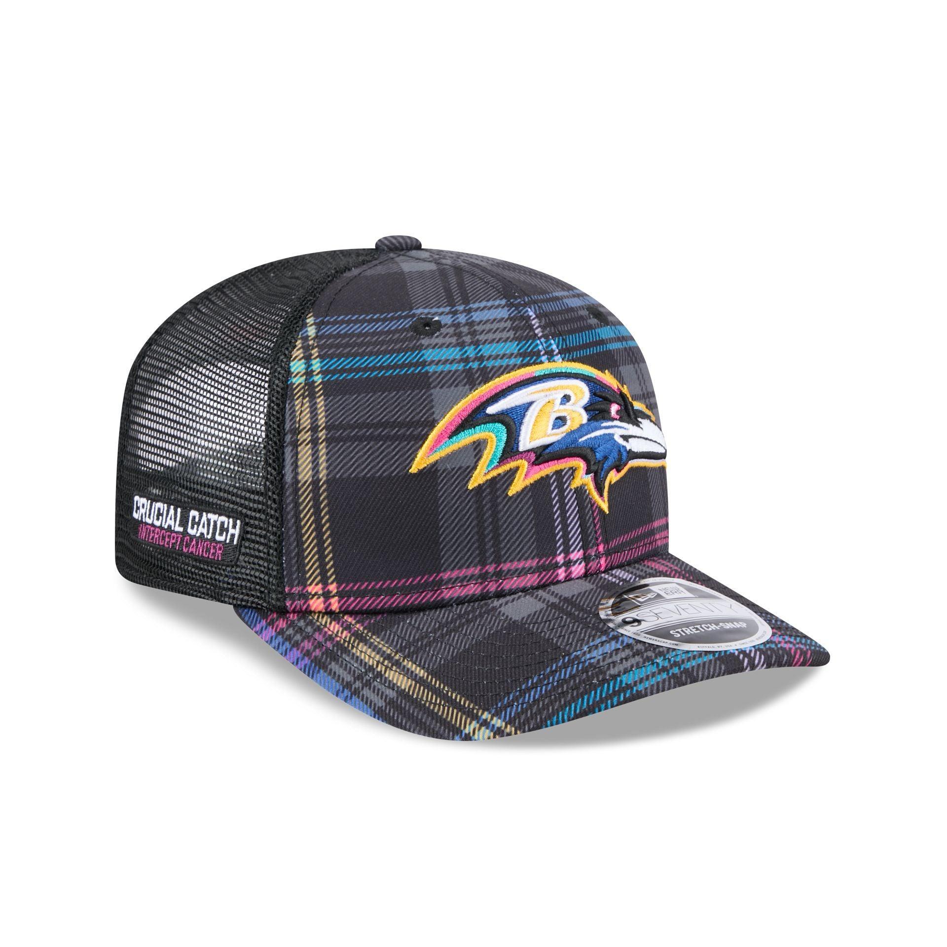 Baltimore Ravens 2024 Crucial Catch 9SEVENTY Trucker Hat Male Product Image