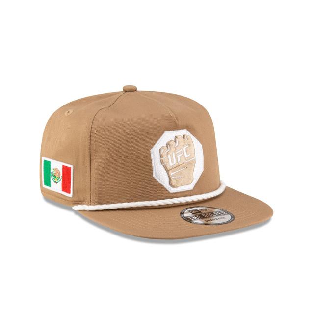 UFC Mexico Khaki Glove Golfer Snapback Hat Male Product Image