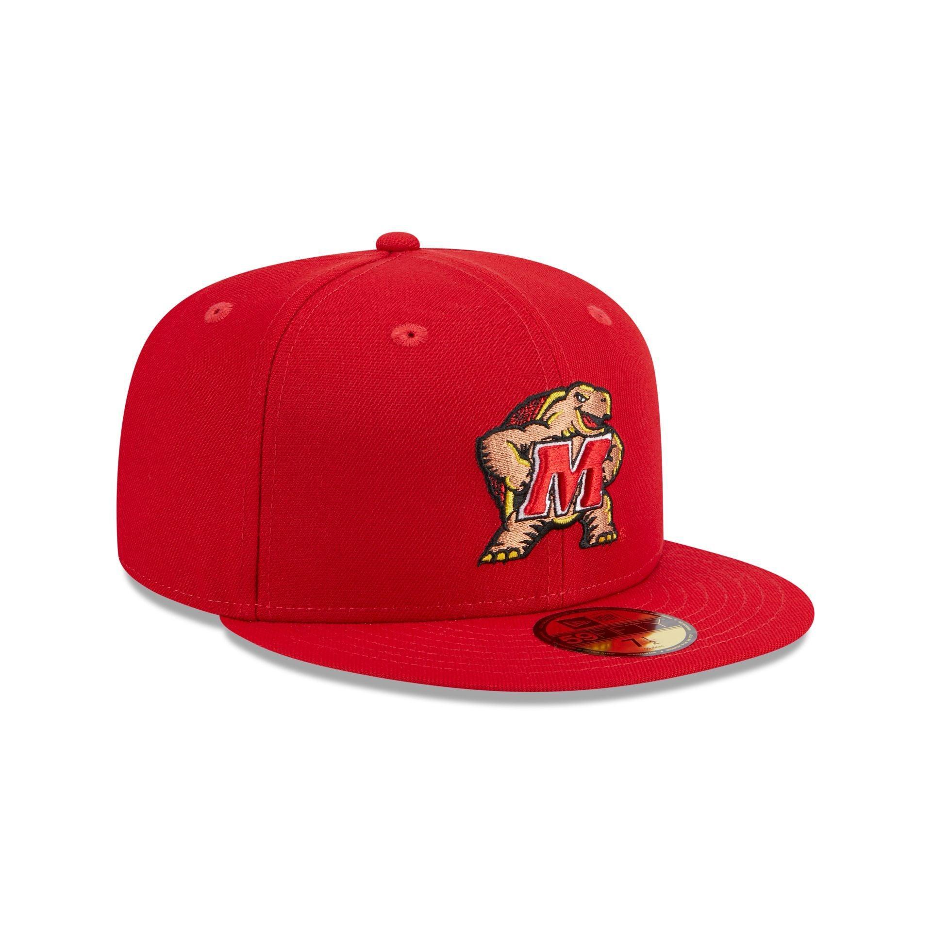 Maryland Terrapins Red 59FIFTY Fitted Hat Male Product Image