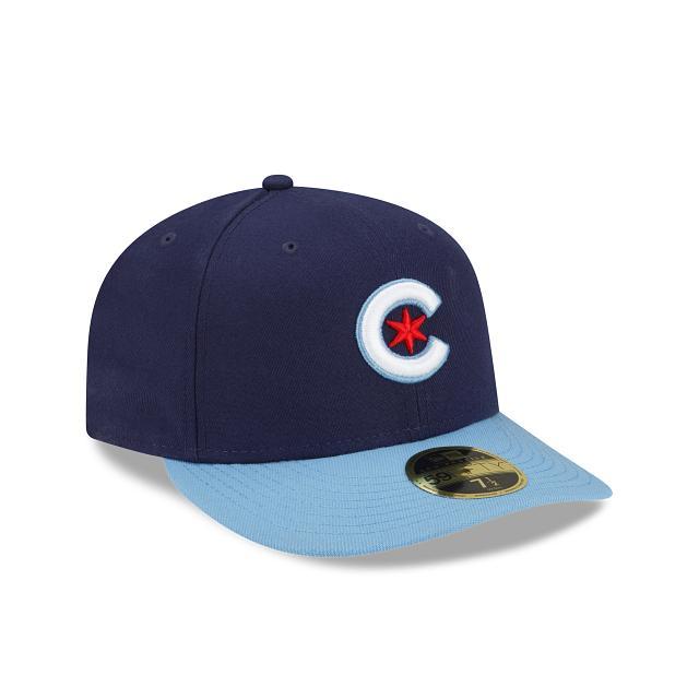 Chicago Cubs City Connect Low Profile 59FIFTY Fitted Hat Male Product Image