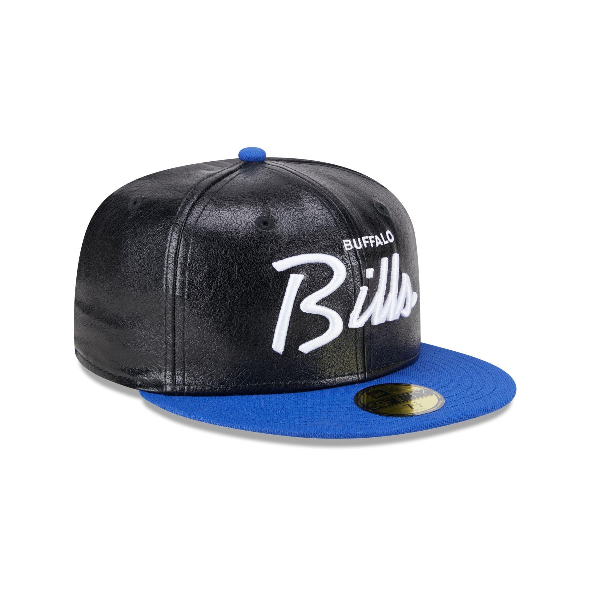 Buffalo Bills Faux Leather Crown 59FIFTY Fitted Hat Male Product Image