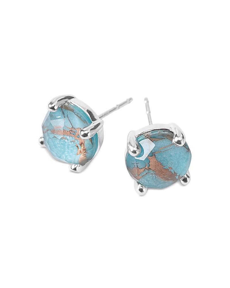 Womens Rock Candy Sterling Silver & Doublet Stud Earrings Product Image