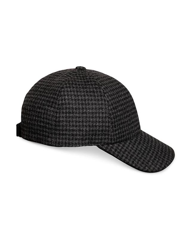 Mens Houndstooth Baseball Cap Product Image