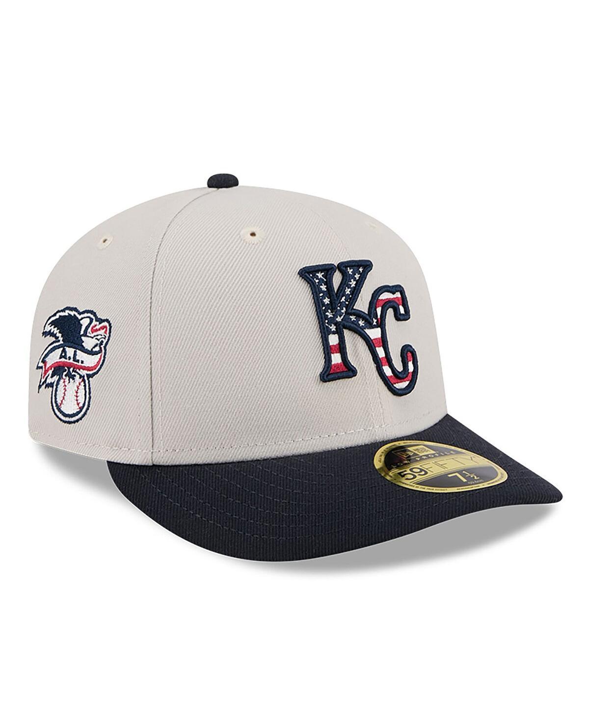 Mens New Era Khaki/Black Kansas City Royals 2024 Fourth of July Low Profile 59FIFTY Fitted Hat Product Image