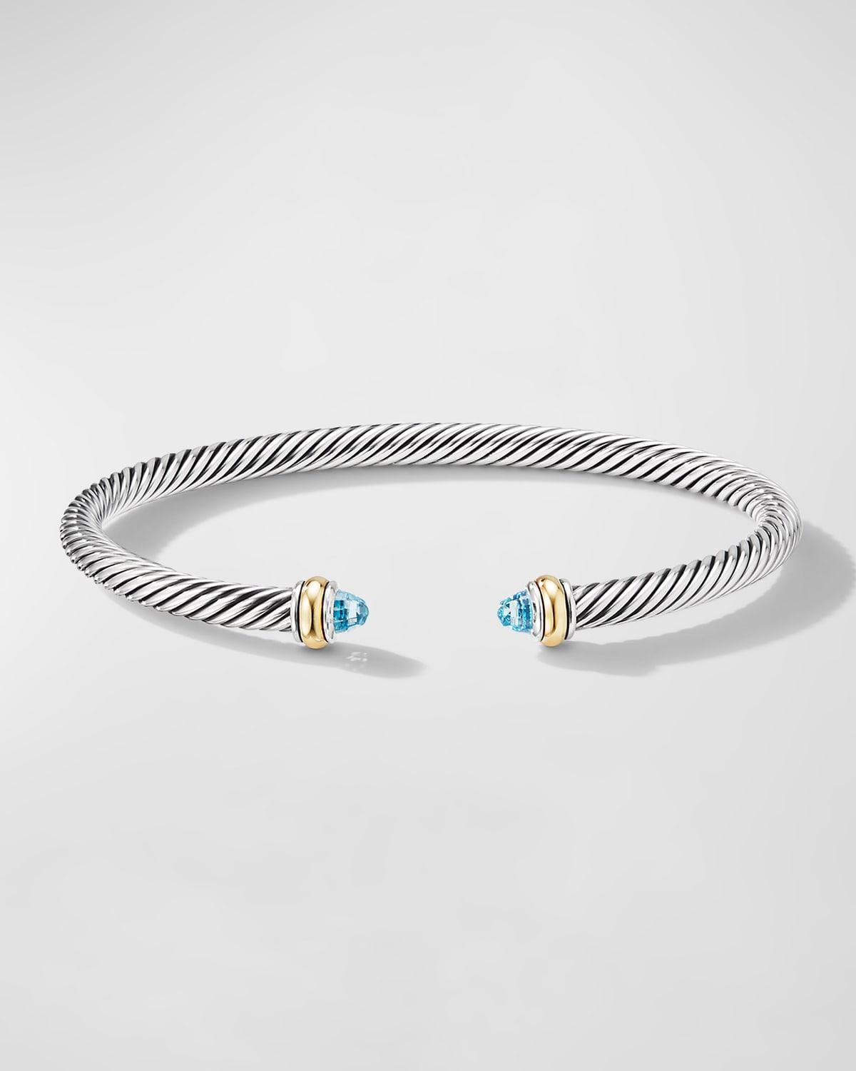 Womens Cable Classics Color Bracelet with 18K Yellow Gold Product Image