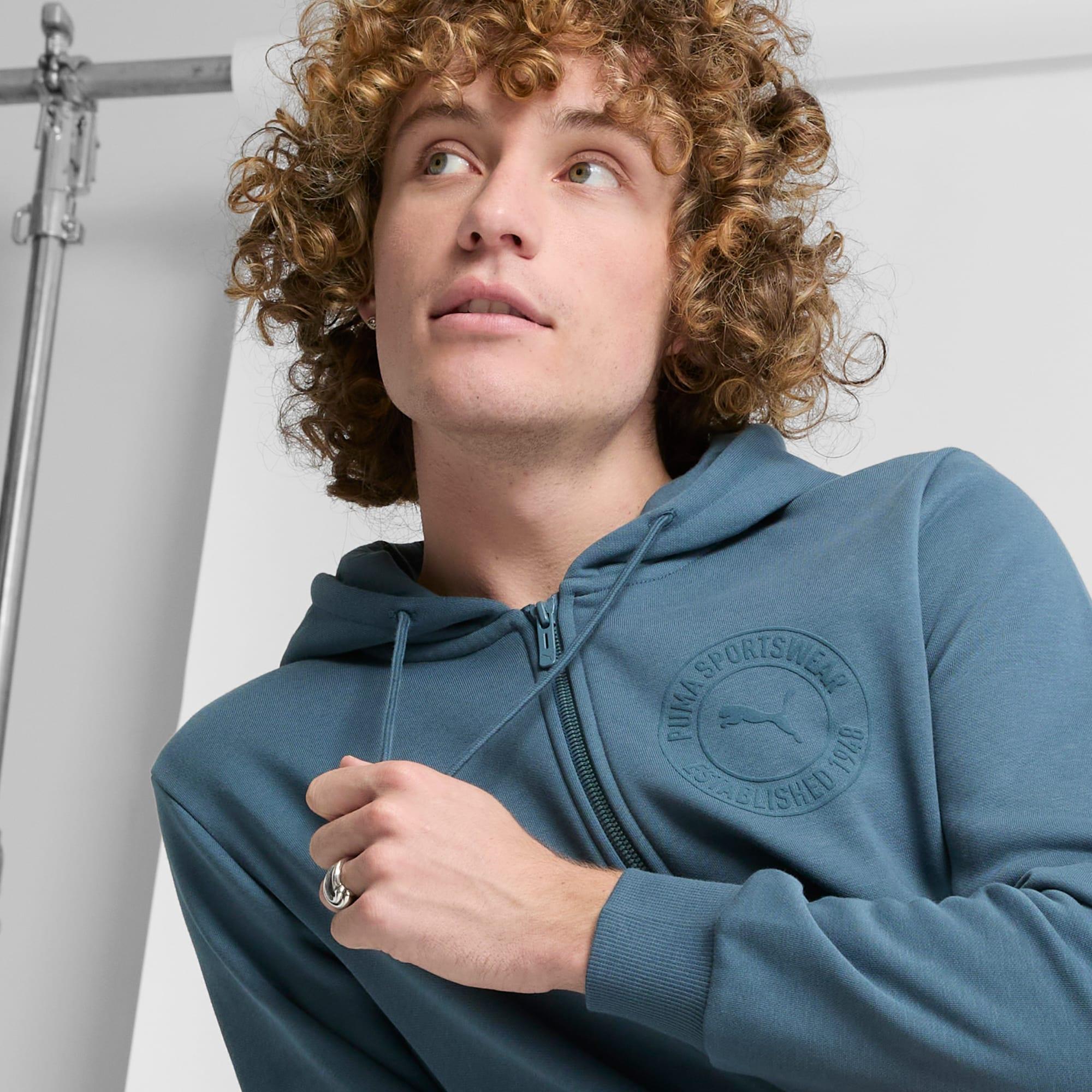 Tonal Graphic Men's Full-Zip Hoodie Product Image