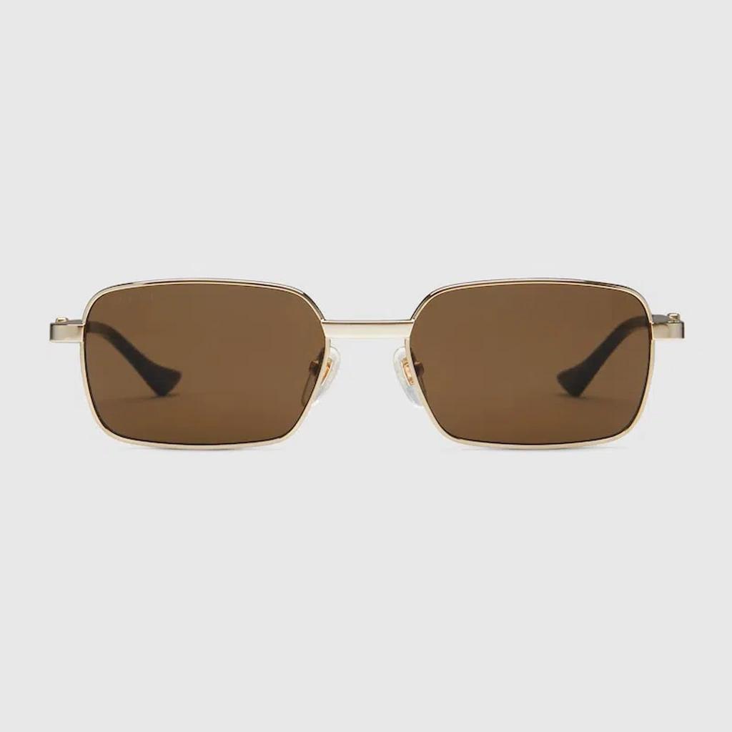 Rectangular-frame Sunglasses In Gold product image