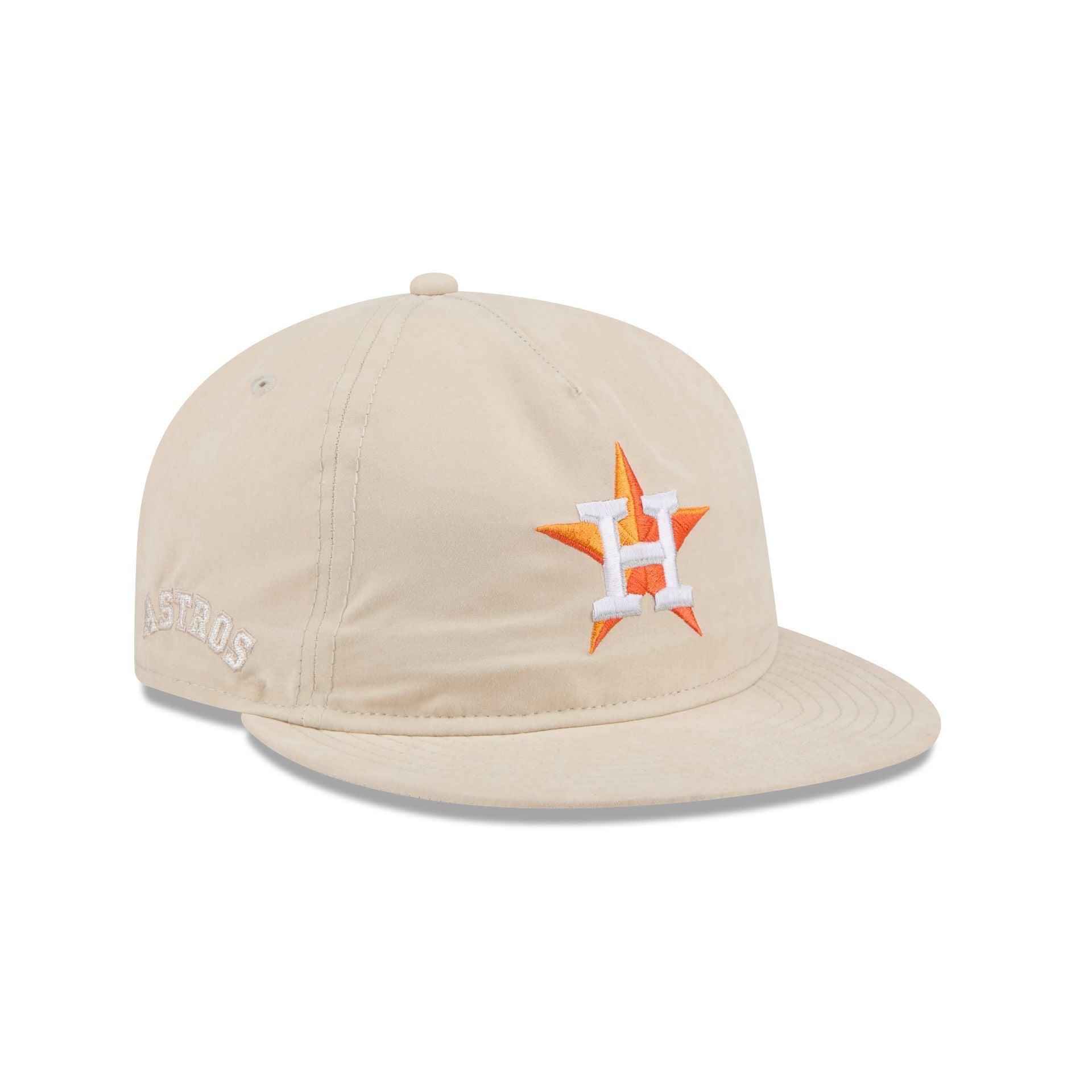 Houston Astros Brushed Nylon Retro Crown 9FIFTY Adjustable Hat Male Product Image