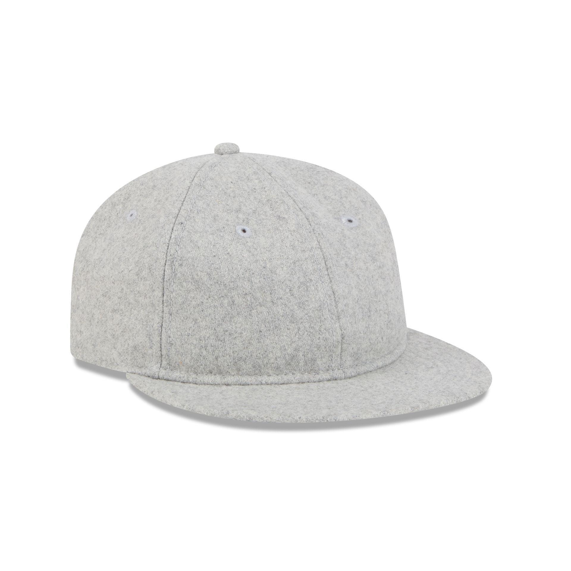 New Era Cap Heather Gray Melton Wool Retro Crown 9FIFTY Adjustable Hat Male Product Image