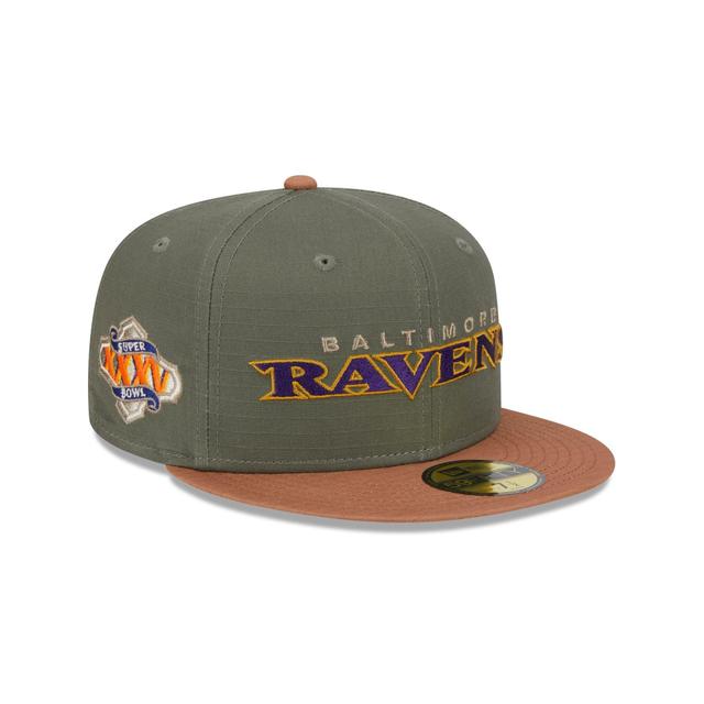 Baltimore Ravens Ripstop 59FIFTY Fitted Hat Male Product Image