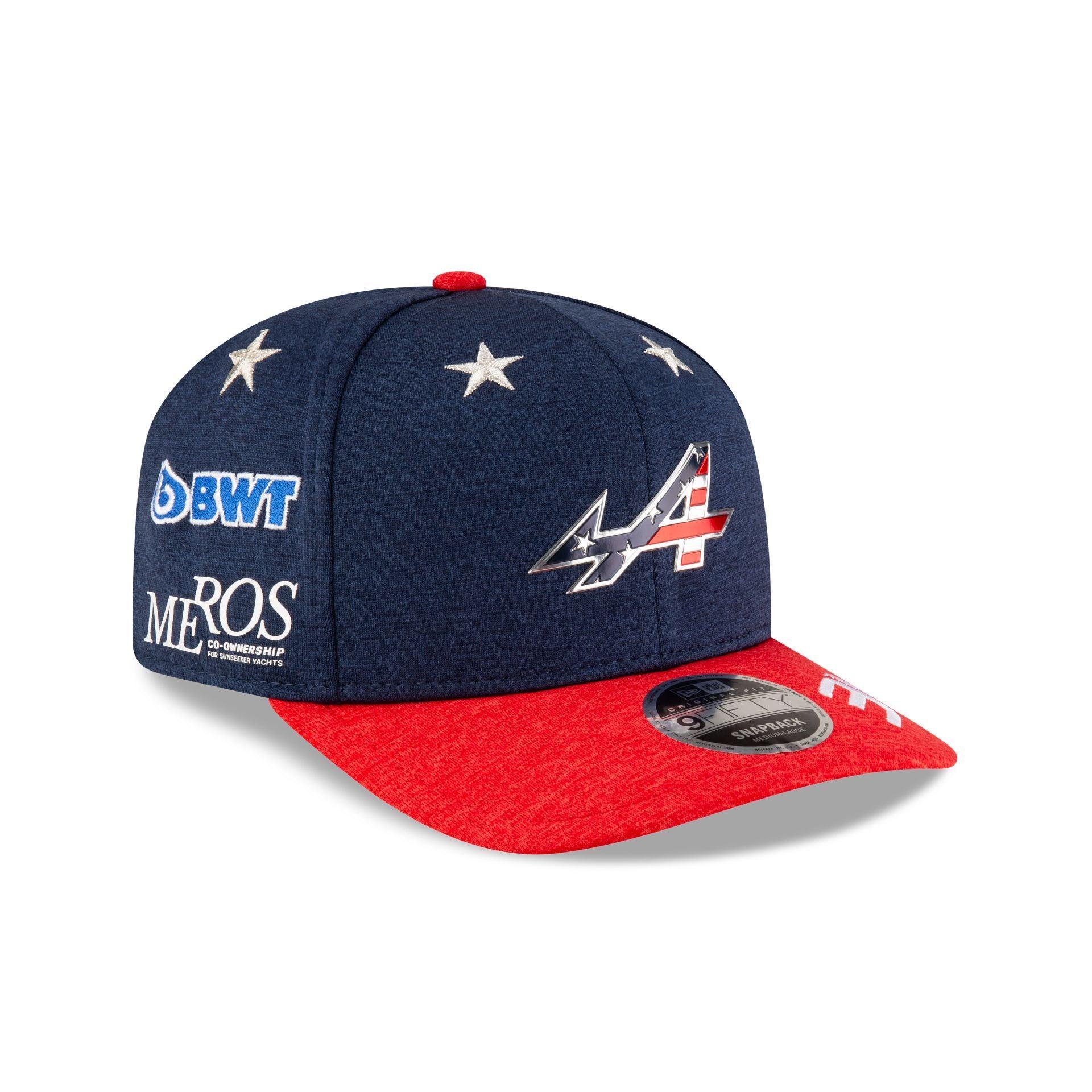 BWT Alpine F1 Team 2024 Vegas Race Special Ocon 9FIFTY Pre-Curve Snapback Hat Male Product Image