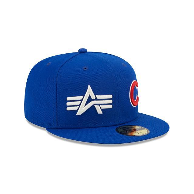 Alpha Industries X Chicago Cubs Dual Logo 59FIFTY Fitted Hat Male Product Image