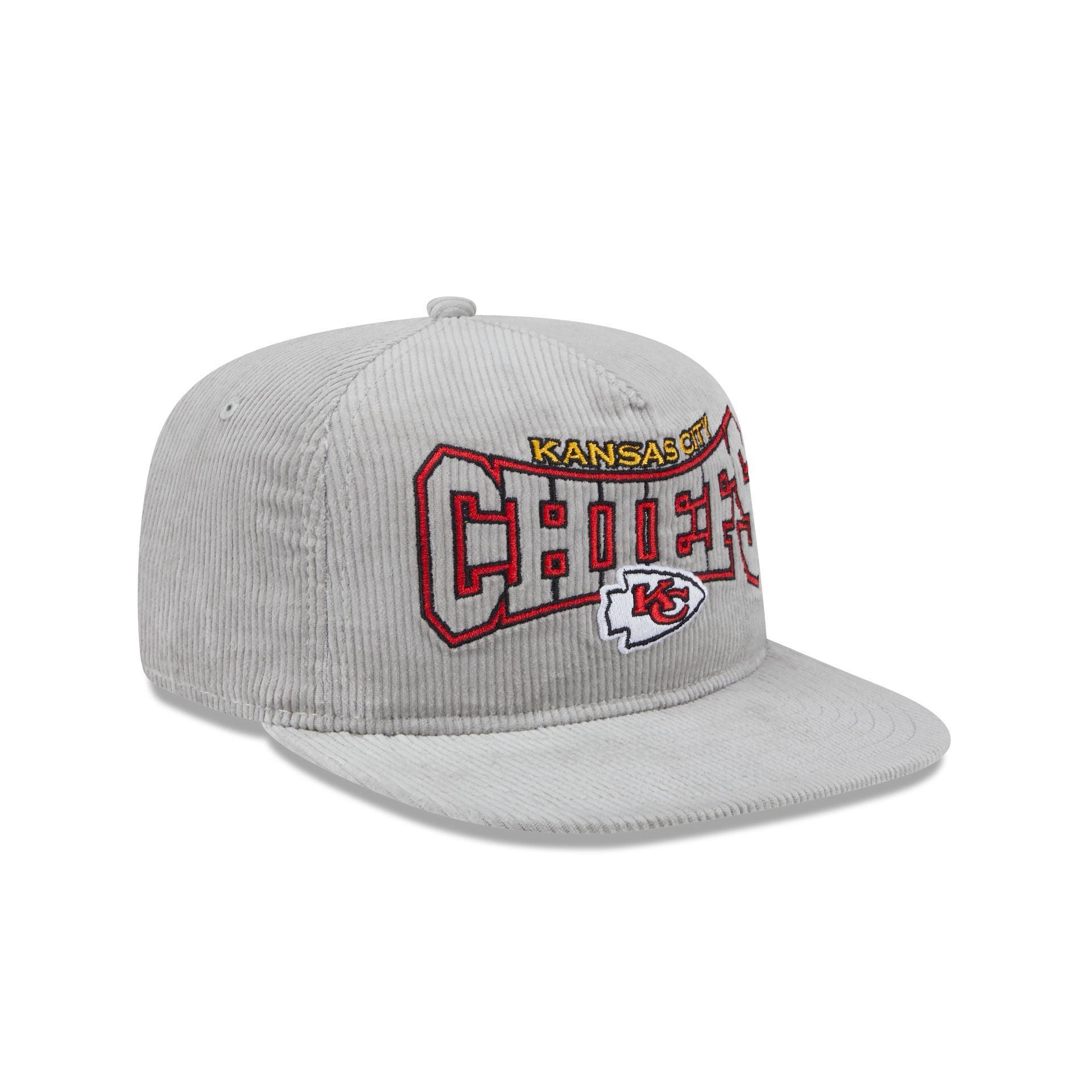 Kansas City Chiefs Gray Cord Golfer Hat Male Product Image