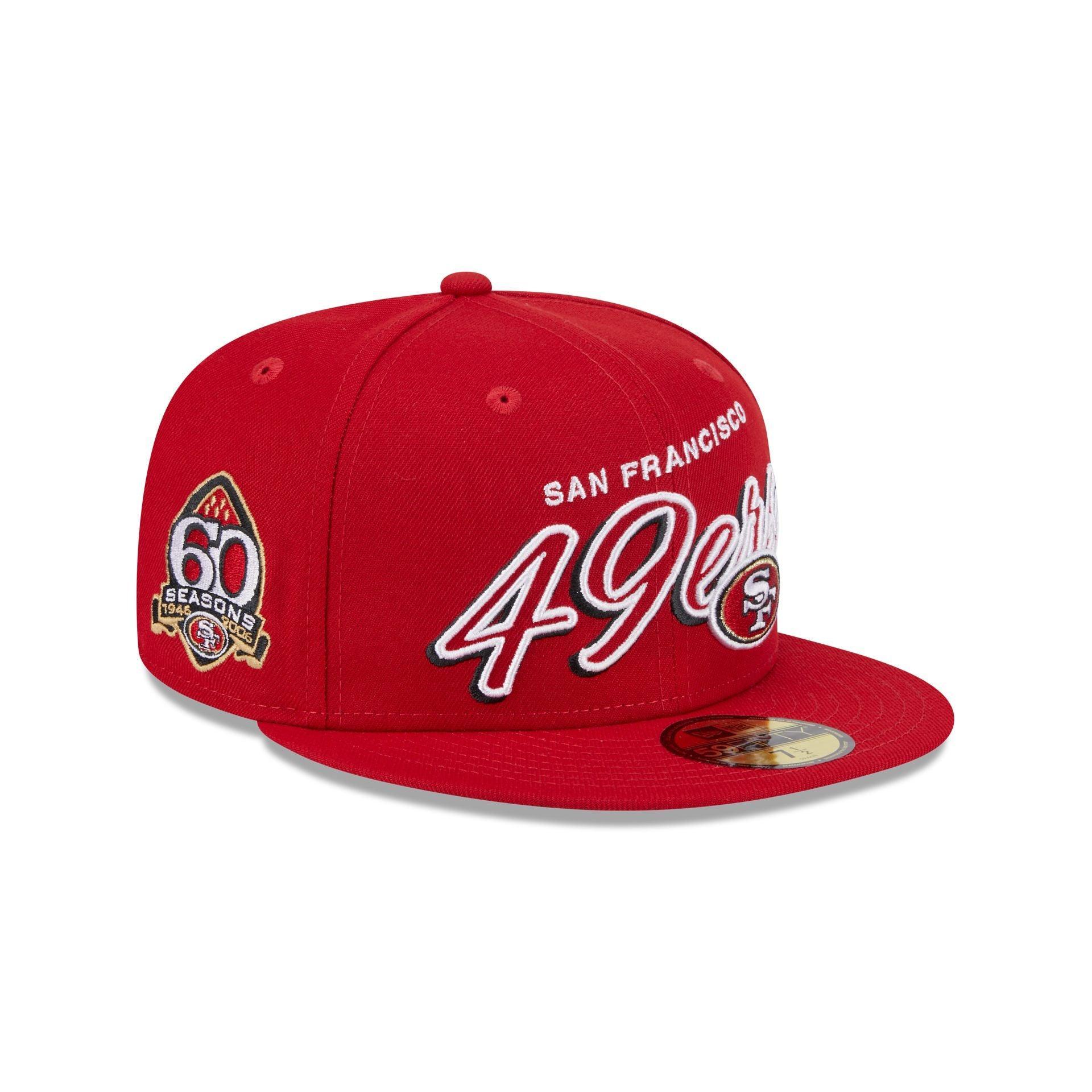 San Francisco 49ers Script Sided 59FIFTY Fitted Hat Male Product Image