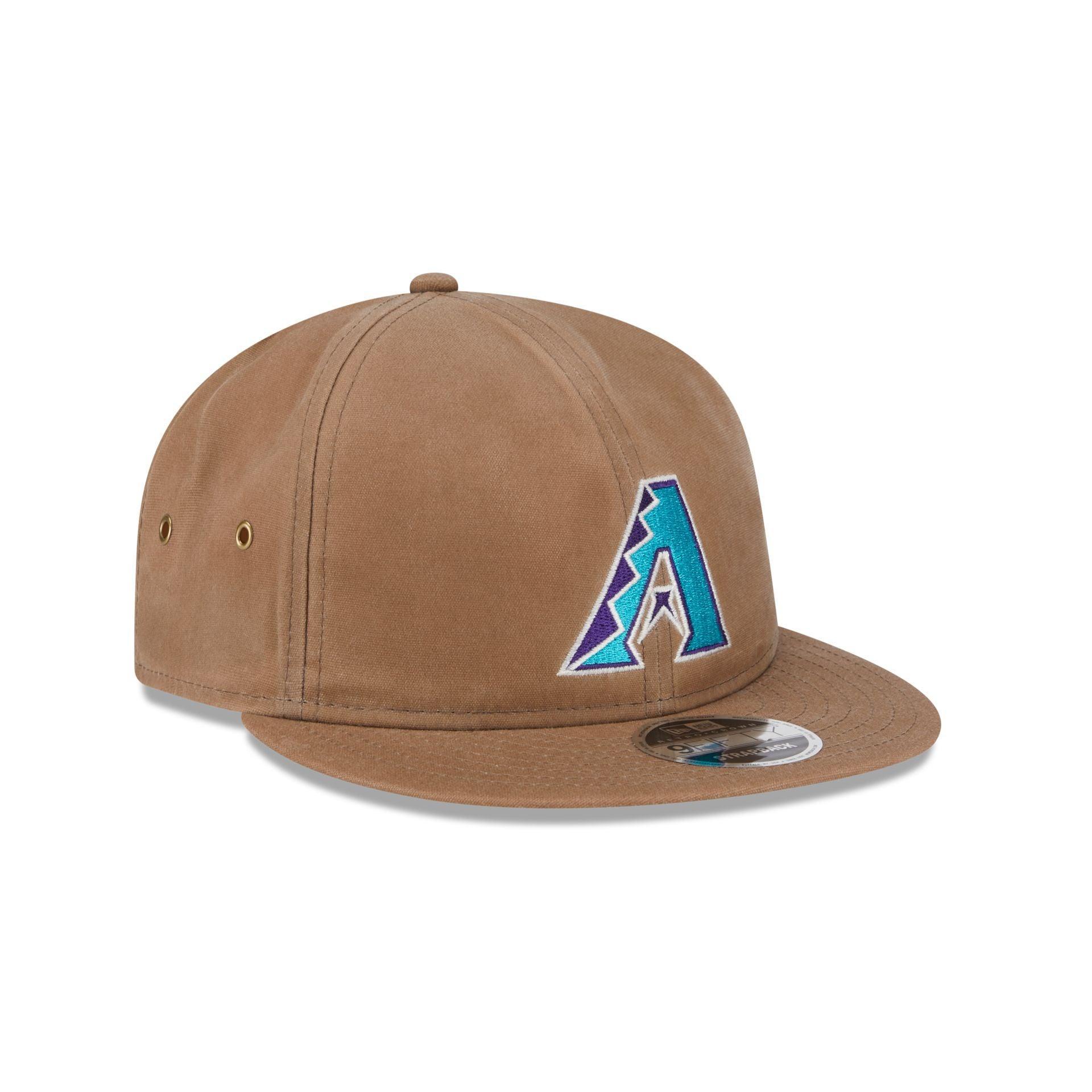 Arizona Diamondbacks Khaki Retro Crown 9FIFTY Adjustable Hat Male Product Image