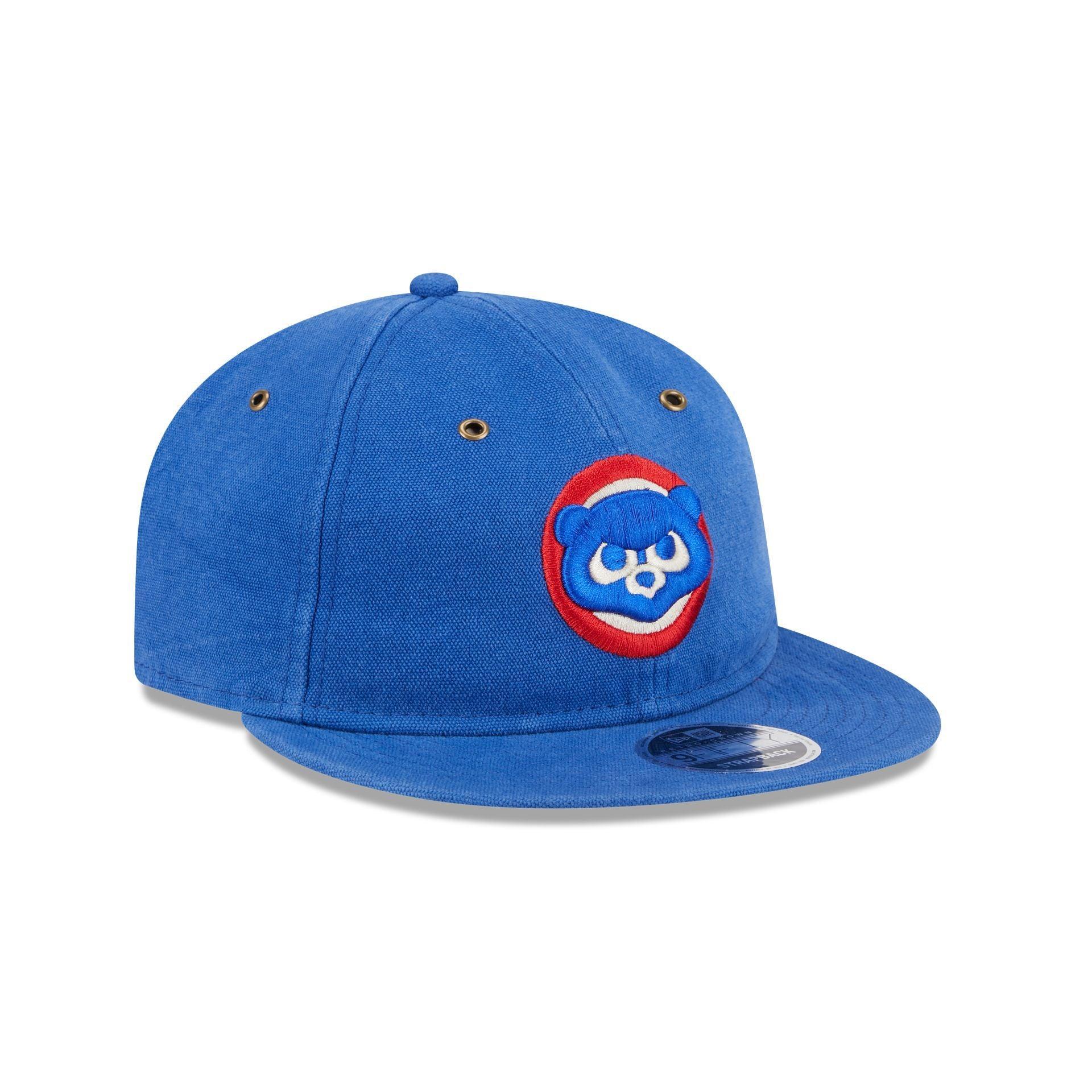 Chicago Cubs Cotton Canvas Retro Crown 9FIFTY Adjustable Hat Male Product Image