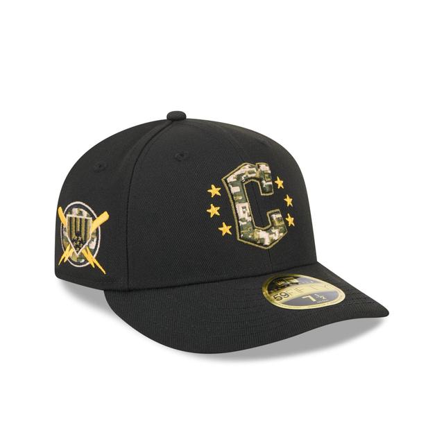 Cleveland Guardians Armed Forces Day 2024 Low Profile 59FIFTY Fitted Hat Male Product Image