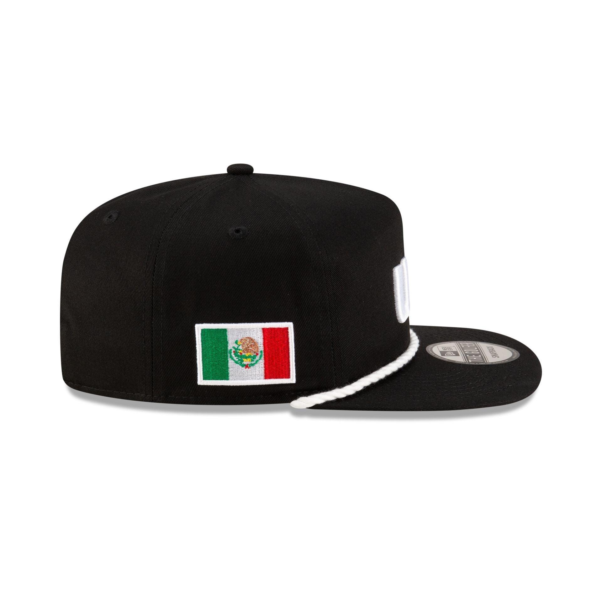 UFC Mexico Black Golfer Snapback Hat Male Product Image