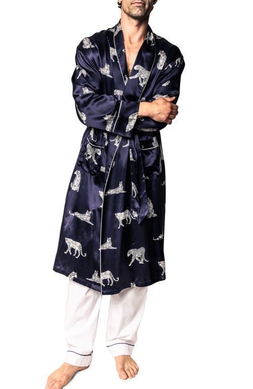 Mens Silk Panthere de Nuit Robe Product Image