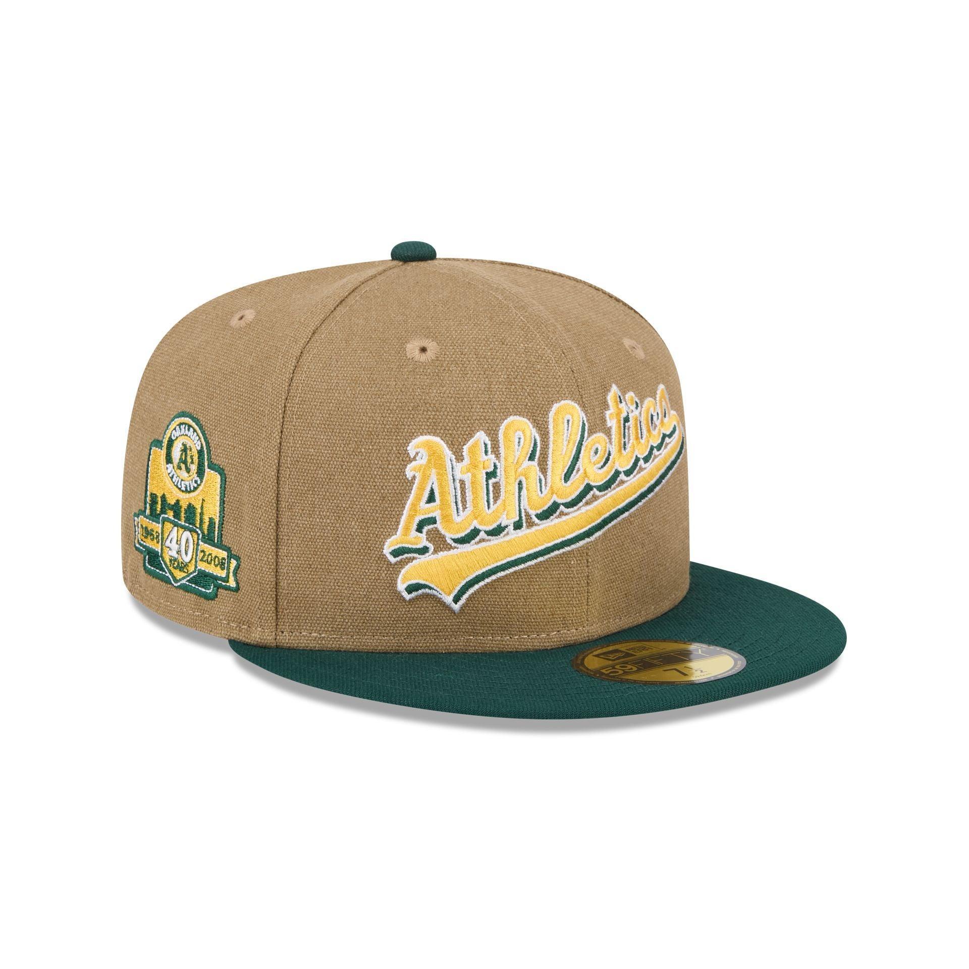 Oakland Athletics Canvas Crown 59FIFTY Fitted Hat Male Product Image