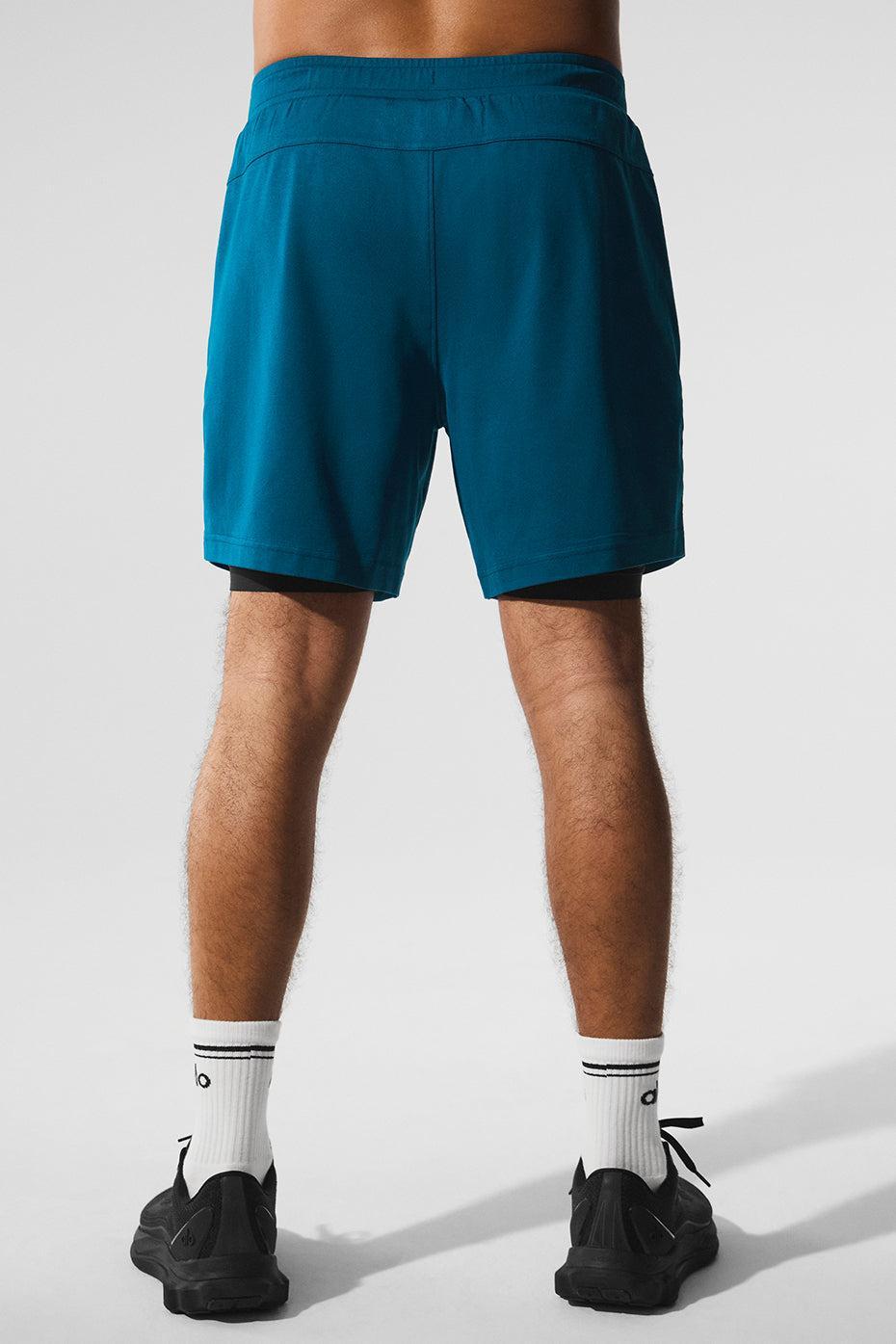 Conquer React 2-In-1 Performance Short - Eclipse Blue/Black Male Product Image