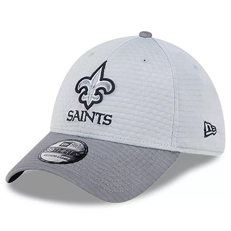 New Era Mens Gray New Orleans Saints 2024 Nfl Training Camp 39THIRTY Flex Hat Product Image