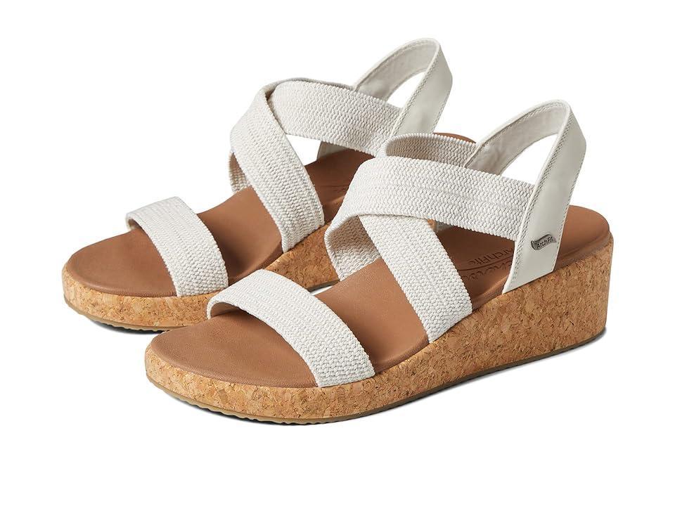 Skechers Cali Arch Fit Beverlee Love Stays Wedge Sandal | Womens | White | Size 11 | Sandals | Slingback | Wedge Product Image