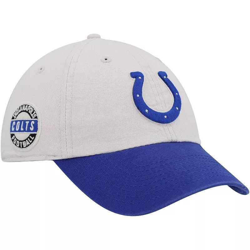 Mens 47 Cream Indianapolis Colts Sidestep Clean Up Adjustable Hat - Cream Product Image