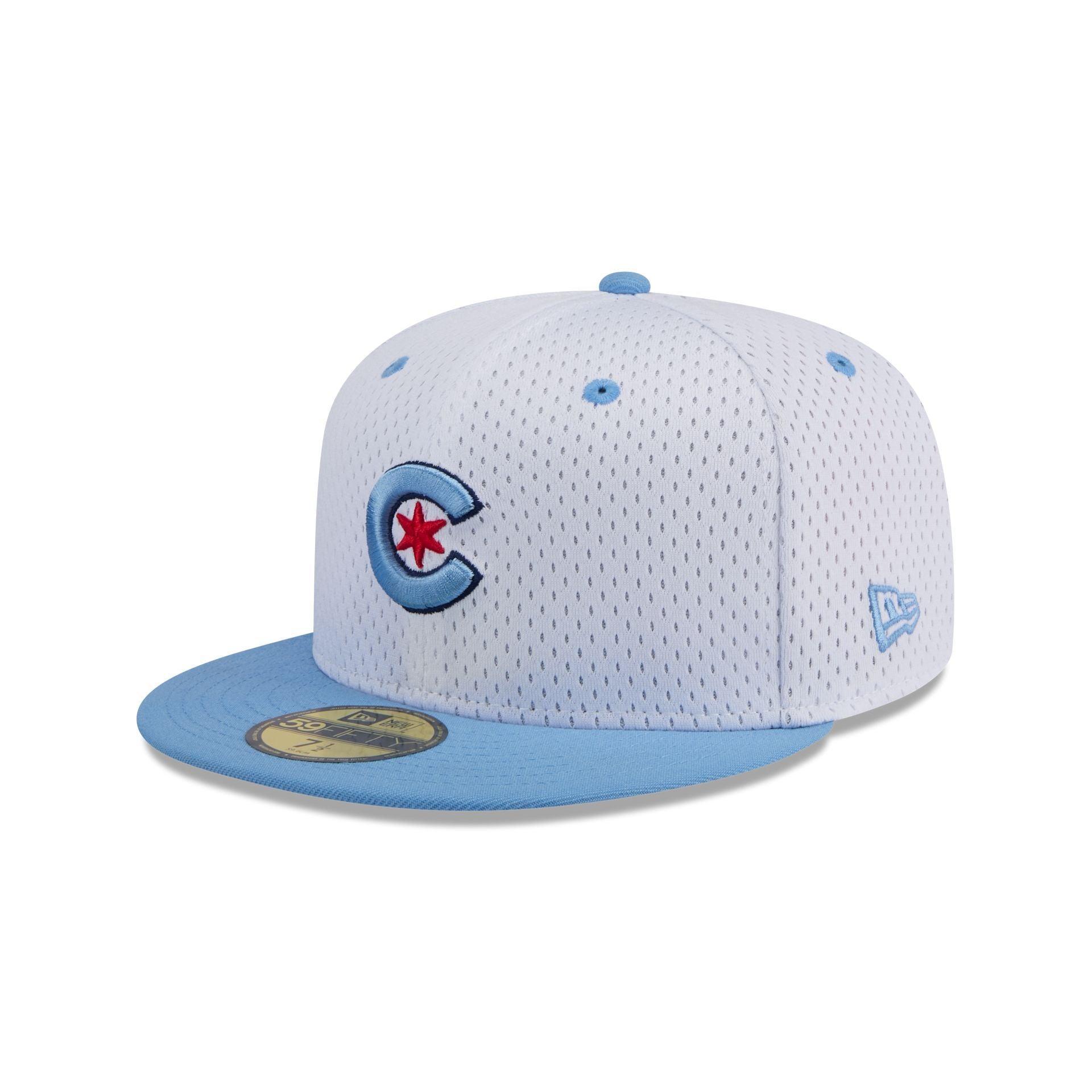 Chicago Cubs Throwback Mesh 59FIFTY Fitted Hat Male Product Image