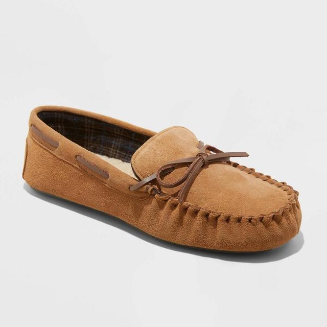 Men's Topher Moccasin Slippers - Goodfellow & Co™ Chestnut 13 Product Image