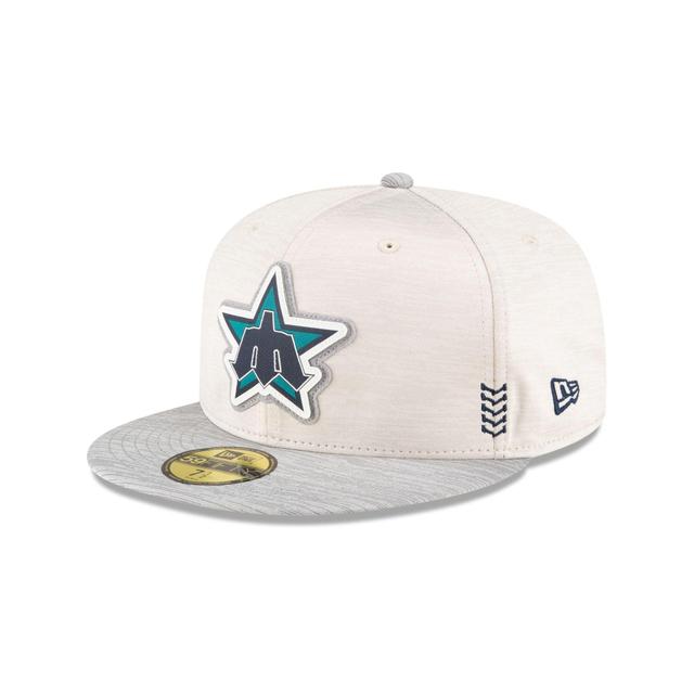 Seattle Mariners 2024 Clubhouse Stone 59FIFTY Fitted Hat Male Product Image