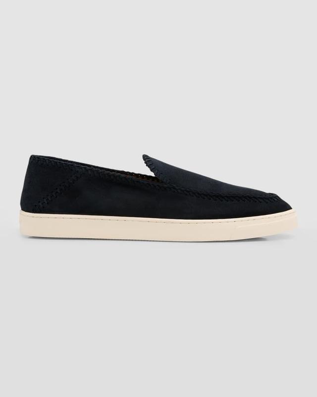 Men's Suede Sneaker-Sole Loafers Product Image