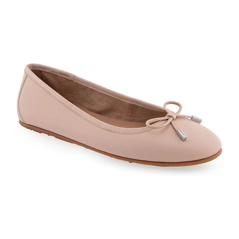 Aerosoles Pia Womens Leather Ballet Flats Product Image